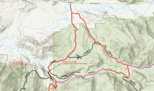 Map showing closure area. 