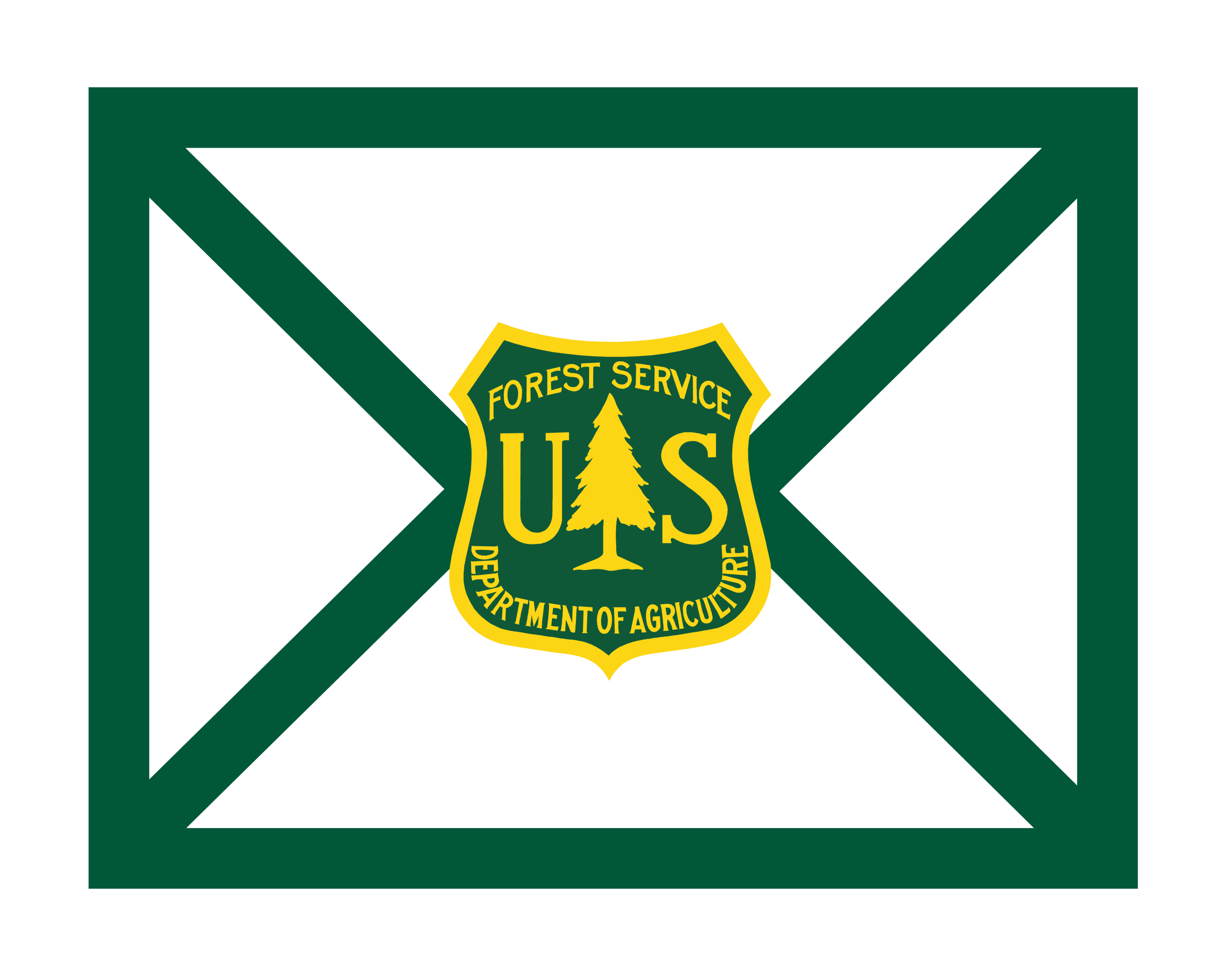 envelope with Forest Service Shield.