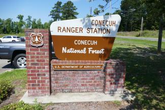 Conecuh Ranger District sign 