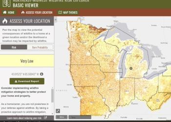 Northeast-Midwest Wildfire Risk Explorer
